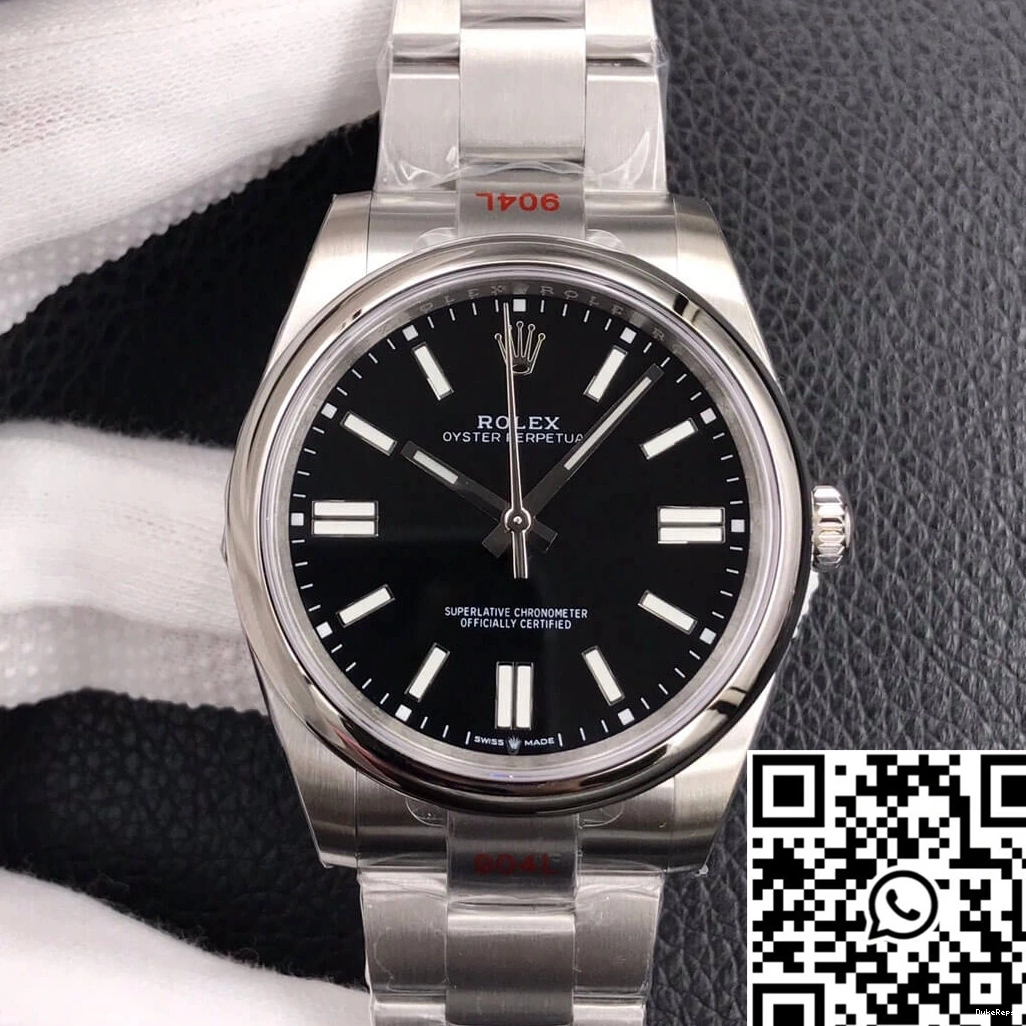 Rolex Factory 41MM M124300-0002 Perpetual EW Oyster Black Dial 0311